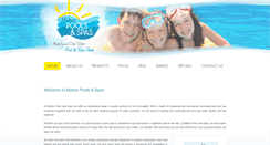 Desktop Screenshot of meltonpoolsandspas.com.au